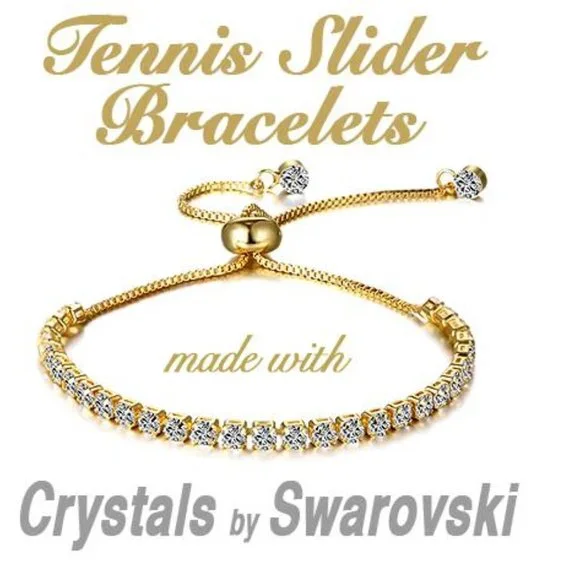 3/$35 đź’— Swarovski Crystals Tennis Bracelet - Picture 3 of 3